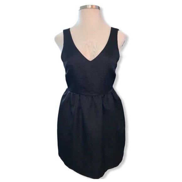 Everly Dresses & Skirts - Everly womens black dress size S fit flare sleeveless Cross Back Evening